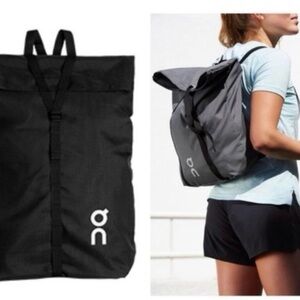 On cloud On Running Black and Gray Backpack for Men